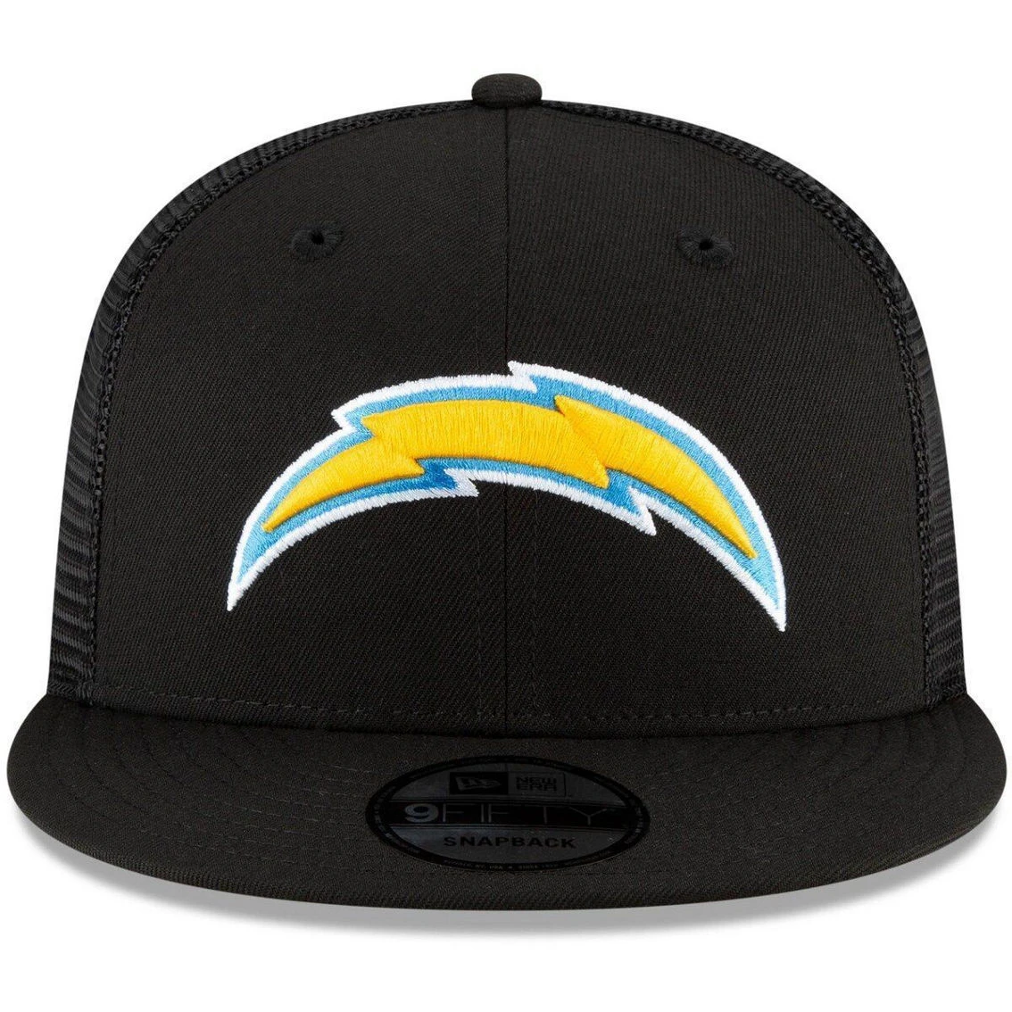 New Era Men's Black Los Angeles Chargers Shade Trucker 9FIFTY Snapback Hat 5 New Era Men's Black Los Angeles Chargers Shade Trucker 9FIFTY Snapback Hat - Image 3