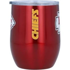 Logo Brands Kansas City Chiefs 16oz. Game Day Stainless Curved Tumbler -Mitchell & Ness store DSCO1148321960 0000 ALT2