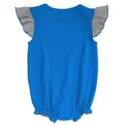 Outerstuff Girls Newborn & Infant Powder Blue/Heathered Gray Los Angeles Chargers All The Love Bodysuit Bib & Booties Set -Mitchell & Ness store DSCO1148324495 1191 ALT3