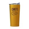 Logo Brands Kansas City Chiefs 20oz. Fashion Color Powdercoat Tumbler