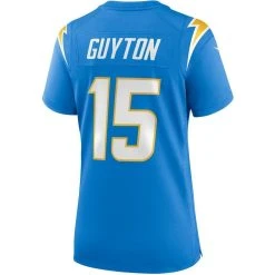 Nike Women's Jalen Guyton Powder Blue Los Angeles Chargers Game Player Jersey -Mitchell & Ness store DSCO1149757955 1191 ALT3