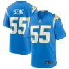 Nike Men's Junior Seau Powder Blue Los Angeles Chargers Game Retired Player Jersey