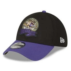 Men's New Era Black/Purple Baltimore Ravens 2022 Salute To Service 39THIRTY Flex Hat -Mitchell & Ness store DSCO1150497698 1007 ALT3