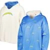 FOCO Los Angeles Chargers Repeat Print Reversible Hoodeez