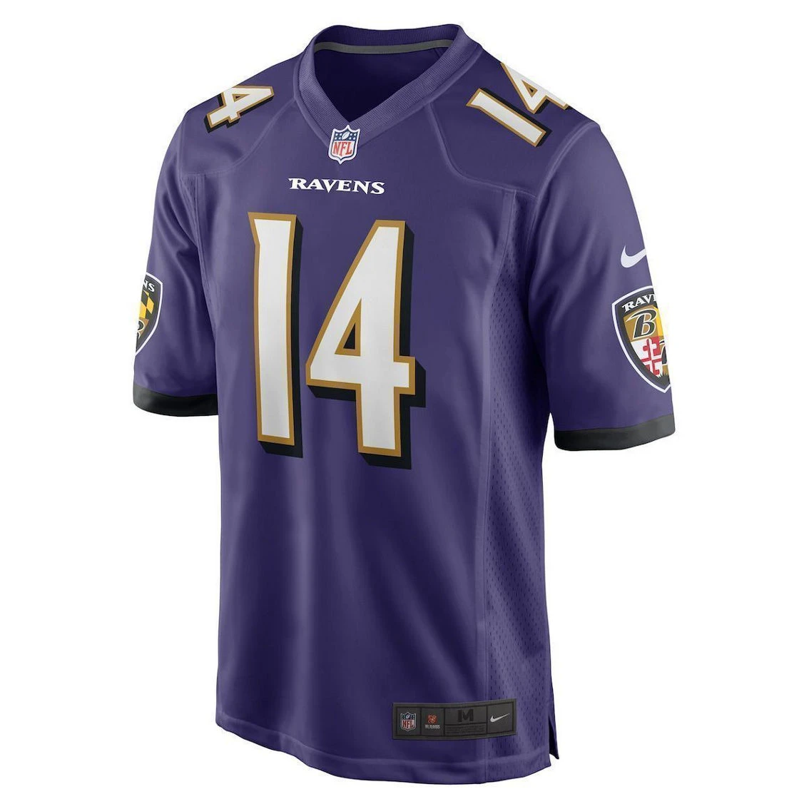 Nike Men's Kyle Hamilton Purple Baltimore Ravens Player Game Jersey 5 Nike Men's Kyle Hamilton Purple Baltimore Ravens Player Game Jersey - Image 3