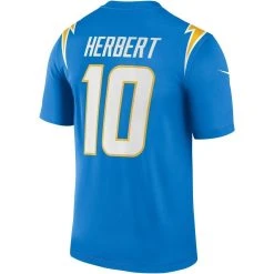 Nike Men's Justin Herbert Powder Blue Los Angeles Chargers Legend Jersey -Mitchell & Ness store DSCO1150498853 1191 ALT3