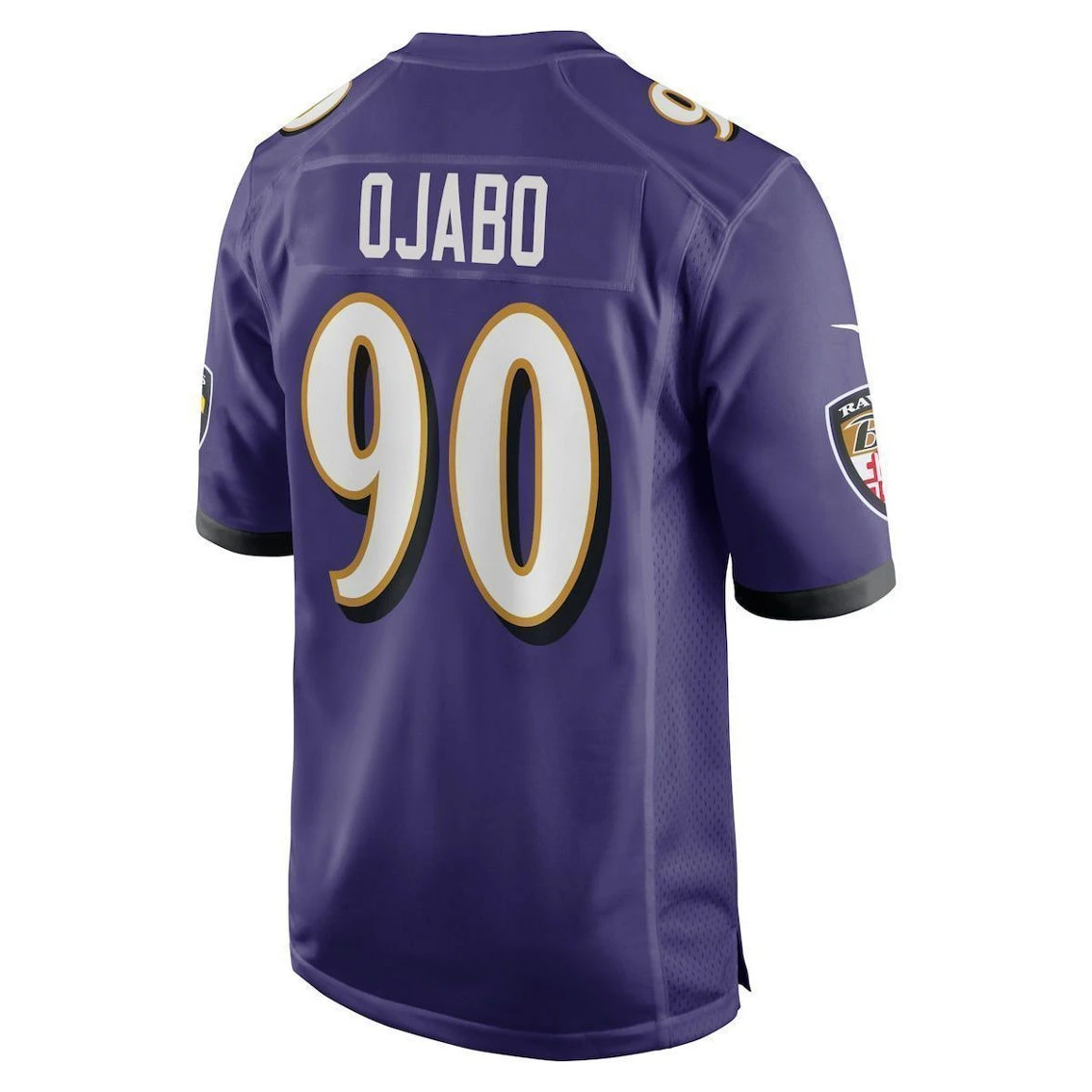 Men's Nike David Ojabo Purple Baltimore Ravens Player Game Jersey 6 Men's Nike David Ojabo Purple Baltimore Ravens Player Game Jersey - Image 4