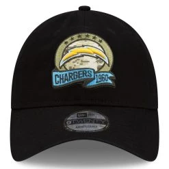 New Era Men's Black Los Angeles Chargers 2022 Salute To Service 9TWENTY Adjustable Hat 8 New Era Men's Black Los Angeles Chargers 2022 Salute To Service 9TWENTY Adjustable Hat -Mitchell & Ness store DSCO1150499335 1007 ALT2