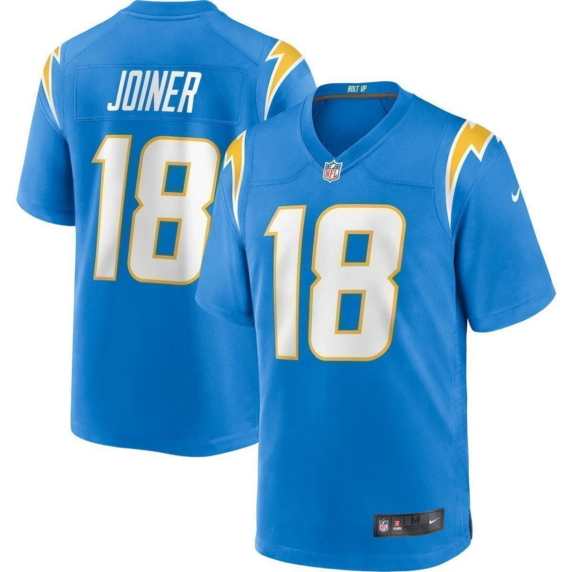 Nike Men's Charlie Joiner Powder Blue Los Angeles Chargers Game Retired Player Jersey 3 Nike Men's Charlie Joiner Powder Blue Los Angeles Chargers Game Retired Player Jersey
