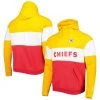 New Era Men's Red/Gold Kansas City Chiefs Colorblock Current Pullover Hoodie -Mitchell & Ness store DSCO1150992265 2910