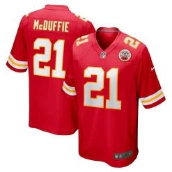 Nike Men's Trent McDuffie Red Kansas City Chiefs Player Game Jersey
