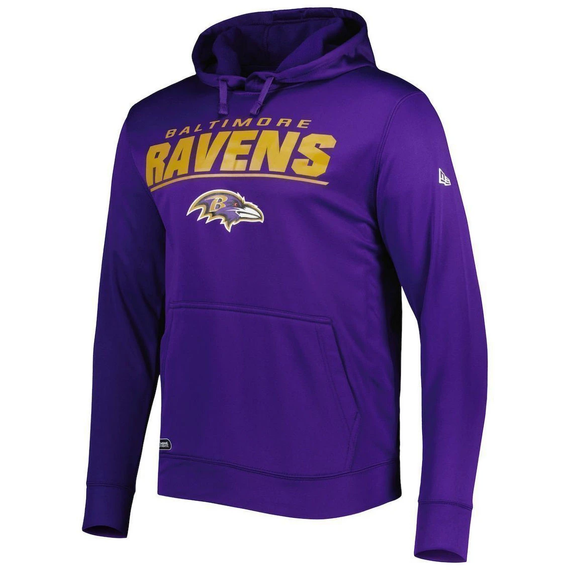 New Era Men's Purple Baltimore Ravens Combine Authentic Stated Logo Pullover Hoodie 5 New Era Men's Purple Baltimore Ravens Combine Authentic Stated Logo Pullover Hoodie - Image 3