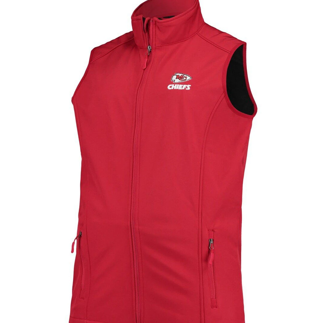Dunbrooke Men's Red Kansas City Chiefs Big & Tall Archer Softshell Full-Zip Vest 5 Dunbrooke Men's Red Kansas City Chiefs Big & Tall Archer Softshell Full-Zip Vest - Image 3