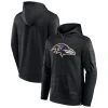 Fanatics Branded Men's Black Baltimore Ravens On The Ball Pullover Hoodie -Mitchell & Ness store DSCO1151453526 1007