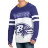 Starter Men's Purple/White Baltimore Ravens Halftime Long Sleeve T-Shirt -Mitchell & Ness store DSCO1151536347 2729