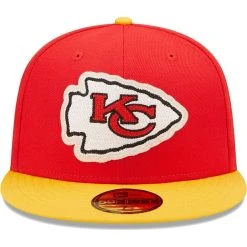 New Era Men's Red/Gold Kansas City Chiefs Super Bowl LIV Letterman 59FIFTY Fitted Hat -Mitchell & Ness store DSCO1151840232 2910 ALT2