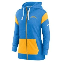 Nike Women's Powder Blue/Gold Los Angeles Chargers Monaco Full-Zip Hoodie -Mitchell & Ness store DSCO1151840553 1191 ALT2
