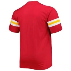 Profile Men's Red Kansas City Chiefs Big & Tall Arm Stripe T-Shirt -Mitchell & Ness store DSCO1151958125 2910 ALT3