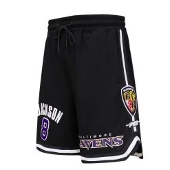 Pro Standard Men's Lamar Jackson Black Baltimore Ravens Player Name & Number Shorts 8 Pro Standard Men's Lamar Jackson Black Baltimore Ravens Player Name & Number Shorts -Mitchell & Ness store DSCO1151958580 1007 ALT2