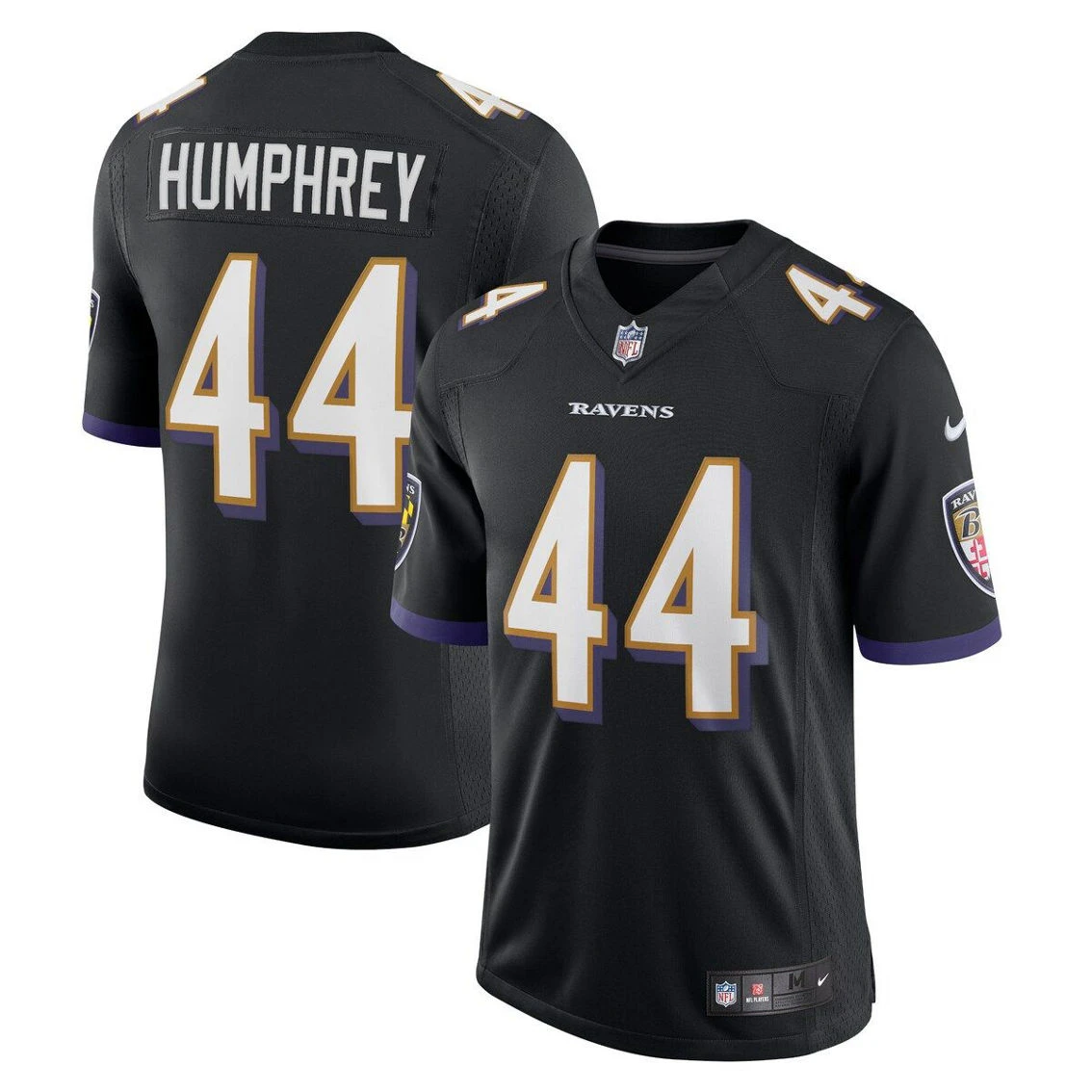 Nike Men's Marlon Humphrey Black Baltimore Ravens Vapor Limited Jersey 4 Nike Men's Marlon Humphrey Black Baltimore Ravens Vapor Limited Jersey - Image 2