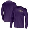 NFL X Darius Rucker Collection By Fanatics Men's Purple Baltimore Ravens Team Long Sleeve T-Shirt -Mitchell & Ness store DSCO1152056382 2729