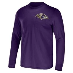 NFL X Darius Rucker Collection By Fanatics Men's Purple Baltimore Ravens Team Long Sleeve T-Shirt -Mitchell & Ness store DSCO1152056382 2729 ALT2