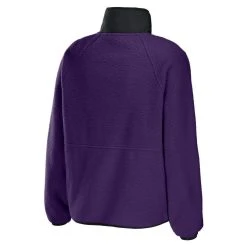 WEAR By Erin Andrews Women's Purple Baltimore Ravens Polar Fleece Raglan Full-Snap Jacket -Mitchell & Ness store DSCO1152090928 2729 ALT3