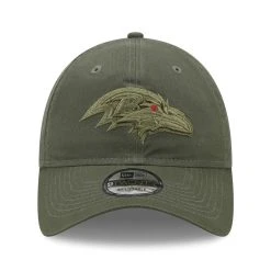 Men's New Era Olive Baltimore Ravens Core Classic 2.0 Tonal 9TWENTY Adjustable Hat 8 Men's New Era Olive Baltimore Ravens Core Classic 2.0 Tonal 9TWENTY Adjustable Hat -Mitchell & Ness store DSCO1152231805 2068 ALT2