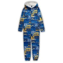 Concepts Sport Women's Royal Los Angeles Chargers Ensemble Microfleece Union Full-Zip Suit