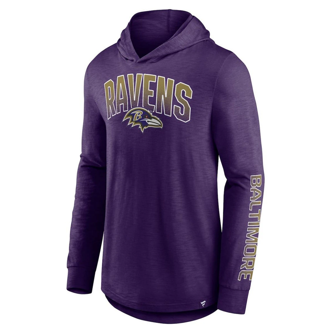 Men's Fanatics Branded Purple Baltimore Ravens Front Runner Pullover Hoodie 5 Men's Fanatics Branded Purple Baltimore Ravens Front Runner Pullover Hoodie - Image 3