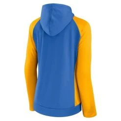 Fanatics Branded Women's Powder Blue/Gold Los Angeles Chargers End Around Raglan Full-Zip Hoodie -Mitchell & Ness store DSCO1152521531 1191 ALT3
