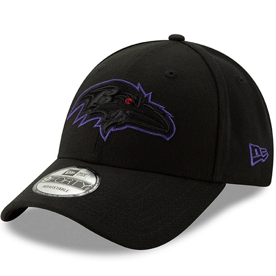 New Era Men's Black Baltimore Ravens Momentum 9FORTY Adjustable Snapback Hat 4 New Era Men's Black Baltimore Ravens Momentum 9FORTY Adjustable Snapback Hat - Image 2
