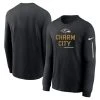 Nike Men's Black Baltimore Ravens Team Slogan Long Sleeve T-Shirt