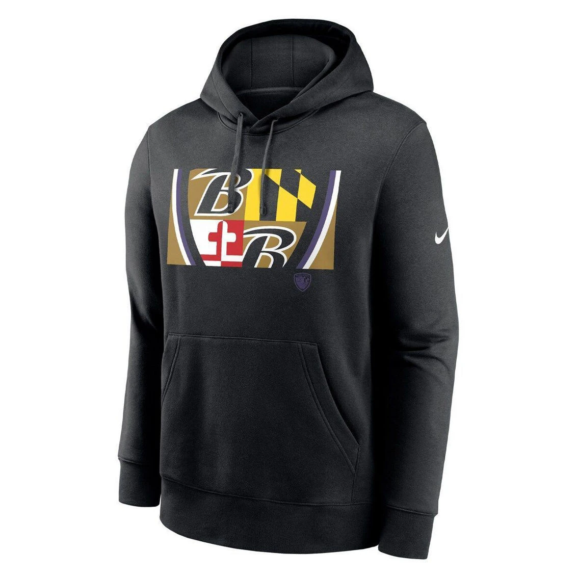 Nike Men's Black Baltimore Ravens Local Pullover Hoodie 5 Nike Men's Black Baltimore Ravens Local Pullover Hoodie - Image 3