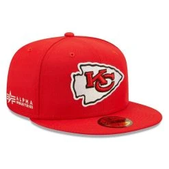 New Era X Alpha Industries Men's X Alpha Industries Red Kansas City Chiefs Alpha 59FIFTY Fitted Hat