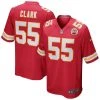Nike Men's Frank Clark Red Kansas City Chiefs Game Jersey