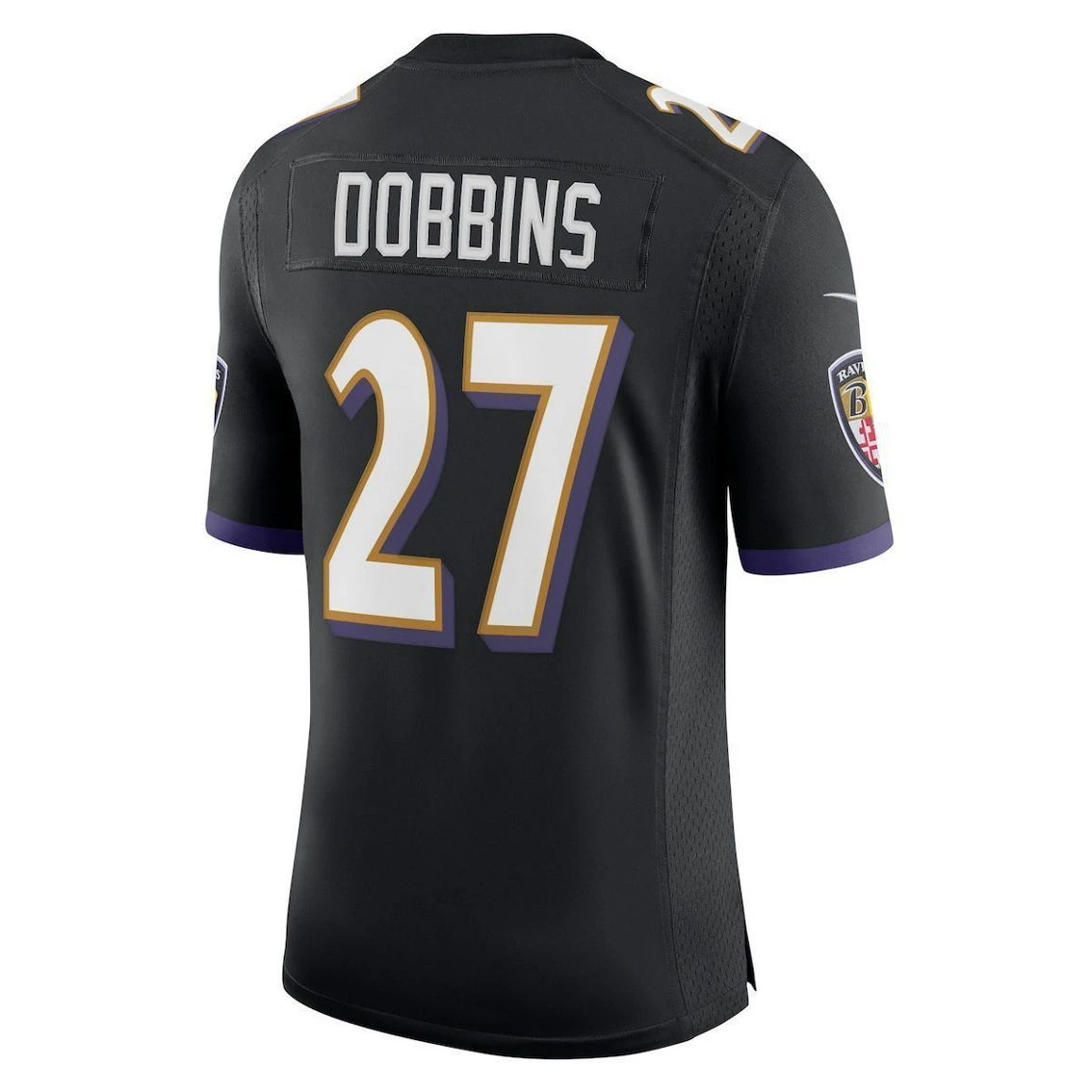 Nike Men's J.K. Dobbins Black Baltimore Ravens Vapor Limited Jersey 6 Nike Men's J.K. Dobbins Black Baltimore Ravens Vapor Limited Jersey - Image 4