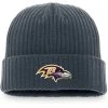 Fanatics Branded Men's Charcoal Baltimore Ravens Dark Shadow Cuffed Knit Hat 1 Fanatics Branded Men's Charcoal Baltimore Ravens Dark Shadow Cuffed Knit Hat -Mitchell & Ness store DSCO1152864839 1904