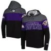 Starter Men's Heather Charcoal/Purple Baltimore Ravens Extreme Pullover Hoodie