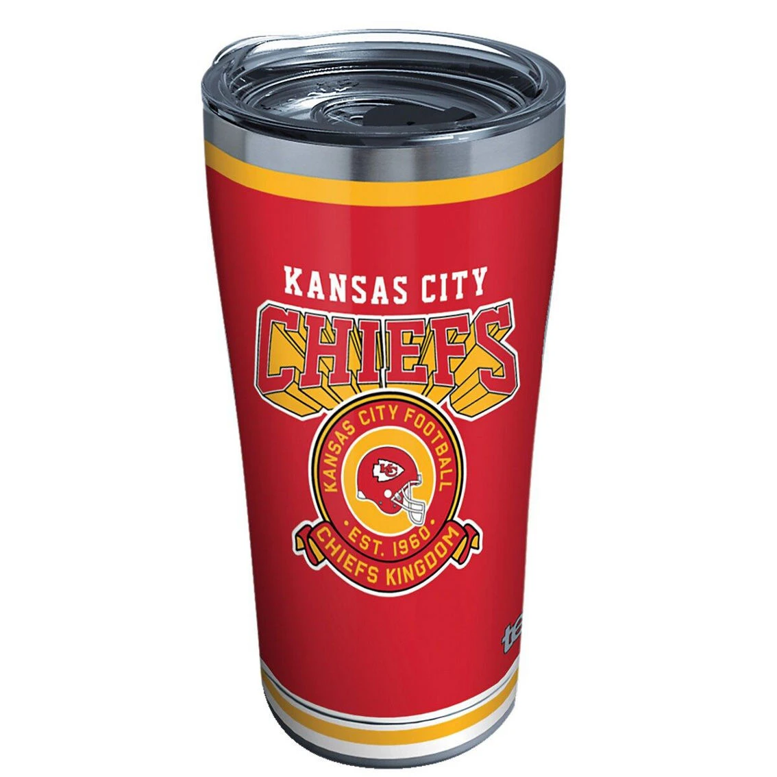 Tervis Kansas City Chiefs 20oz. Vintage Stainless Steel Tumbler 4 Tervis Kansas City Chiefs 20oz. Vintage Stainless Steel Tumbler - Image 2