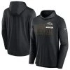 Nike Men's Black Baltimore Ravens Performance Team Pullover Hoodie
