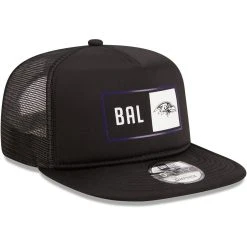 New Era Men's Black Baltimore Ravens Balanced Trucker 9FIFTY Snapback Hat 9 New Era Men's Black Baltimore Ravens Balanced Trucker 9FIFTY Snapback Hat -Mitchell & Ness store DSCO1153010505 1007 ALT3