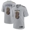 Nike Men's Lamar Jackson Gray Baltimore Ravens Atmosphere Fashion Game Jersey -Mitchell & Ness store DSCO1153011015 1927
