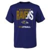 Outerstuff Youth Purple Baltimore Ravens Coin Toss T-Shirt