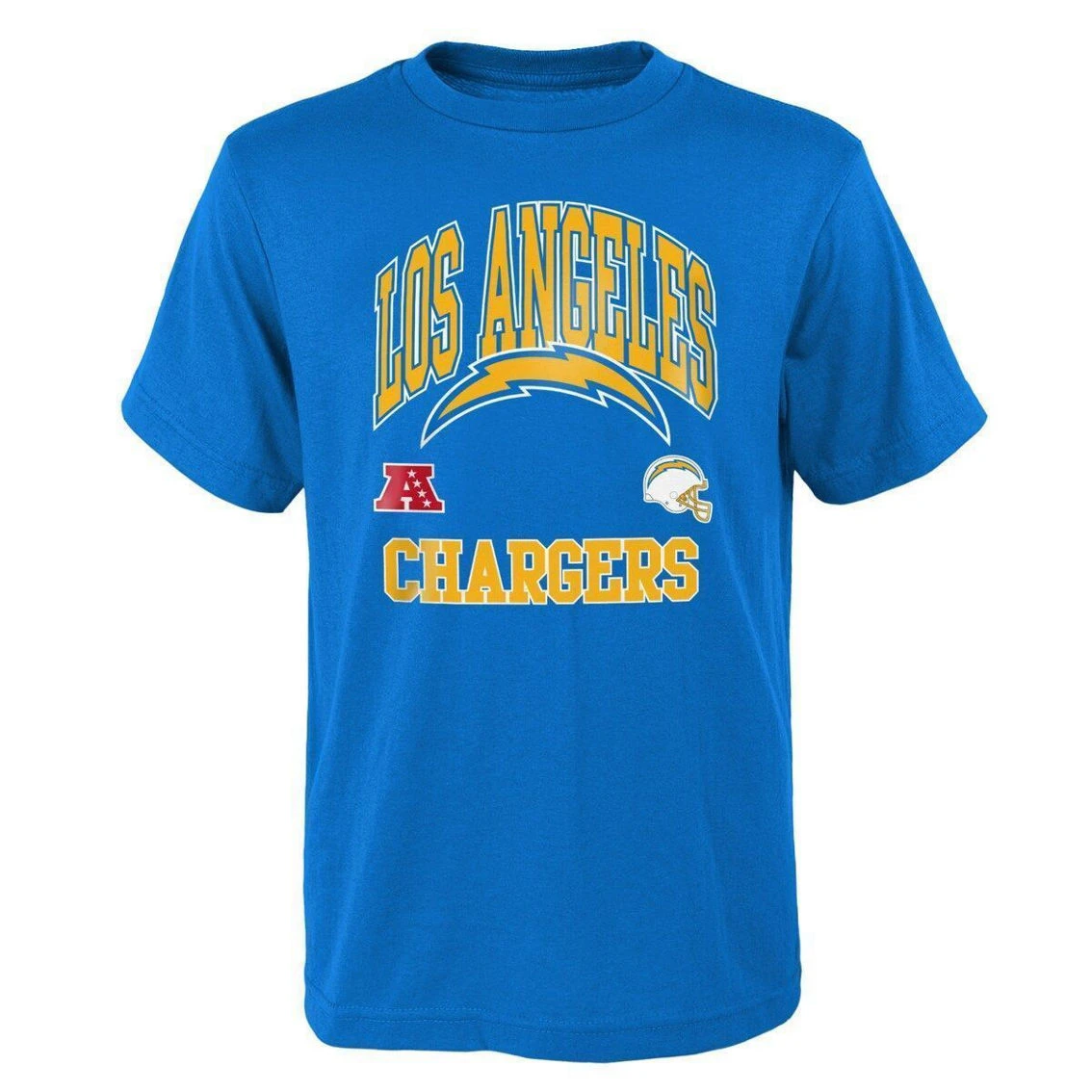 Outerstuff Youth Powder Blue Los Angeles Chargers Official Business T-Shirt 3 Outerstuff Youth Powder Blue Los Angeles Chargers Official Business T-Shirt