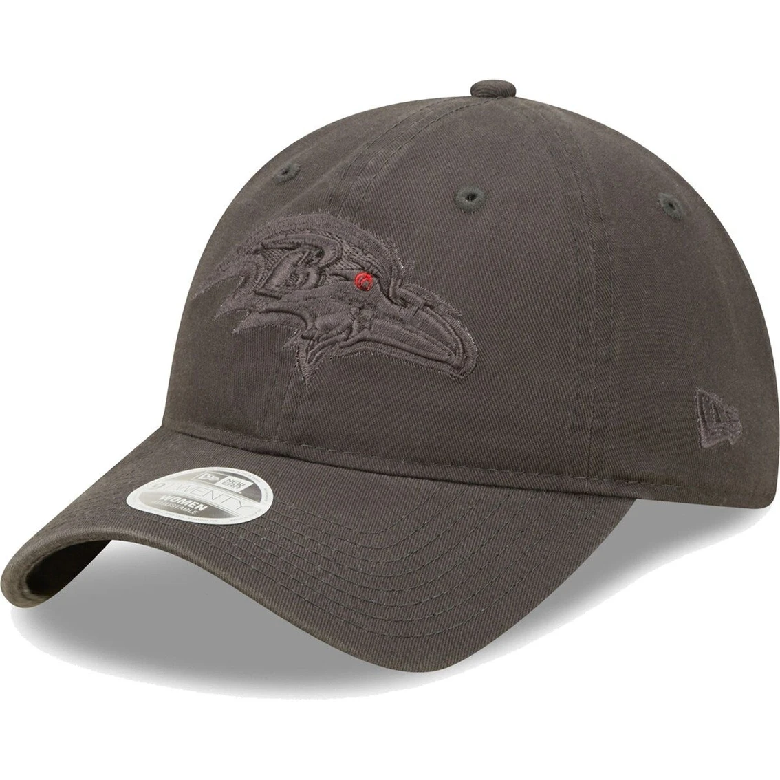 New Era Women's Graphite Baltimore Ravens Core Classic 2.0 Tonal 9TWENTY Adjustable Hat 3 New Era Women's Graphite Baltimore Ravens Core Classic 2.0 Tonal 9TWENTY Adjustable Hat