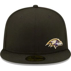 Men's New Era Black Baltimore Ravens Flawless 59FIFTY Fitted Hat 8 Men's New Era Black Baltimore Ravens Flawless 59FIFTY Fitted Hat -Mitchell & Ness store DSCO1153015578 1007 ALT2