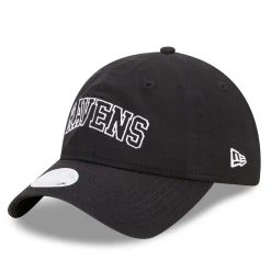 New Era Women's Black Baltimore Ravens Collegiate 9TWENTY Adjustable Hat
