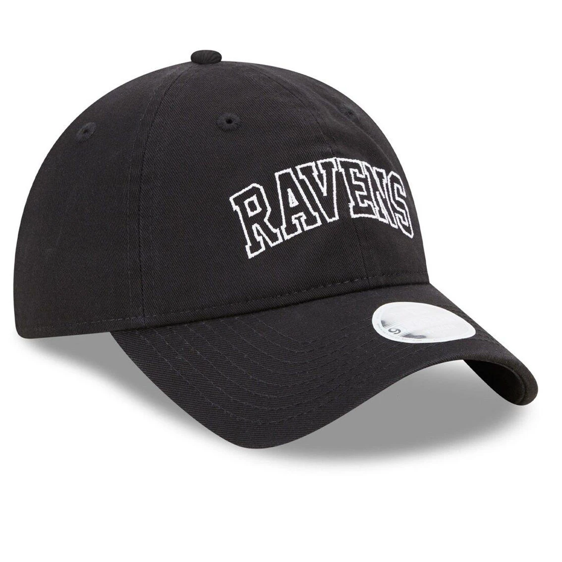 New Era Women's Black Baltimore Ravens Collegiate 9TWENTY Adjustable Hat 6 New Era Women's Black Baltimore Ravens Collegiate 9TWENTY Adjustable Hat - Image 4