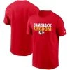 Nike Men's Red Kansas City Chiefs Hometown Collection Comeback T-Shirt -Mitchell & Ness store DSCO1153017580 2910